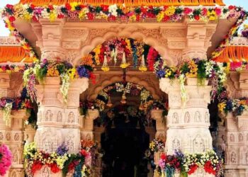 *अयोध्या- आज रामलला की प्राण-प्रतिष्ठा 84 सेकेंड के शुभ मुहूर्त में होगी संपन्न *