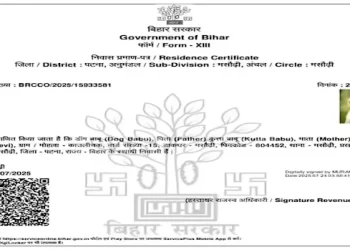 बिहार में ‘डॉग बाबू’ के नाम से बना आवासीय प्रमाण, सरकारी कर्मियों की बड़ी लापरवाही